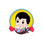 Logo creche bala de chocolate